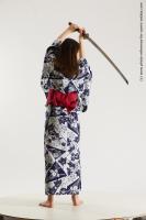 japanese woman in kimono with sword saori 12b